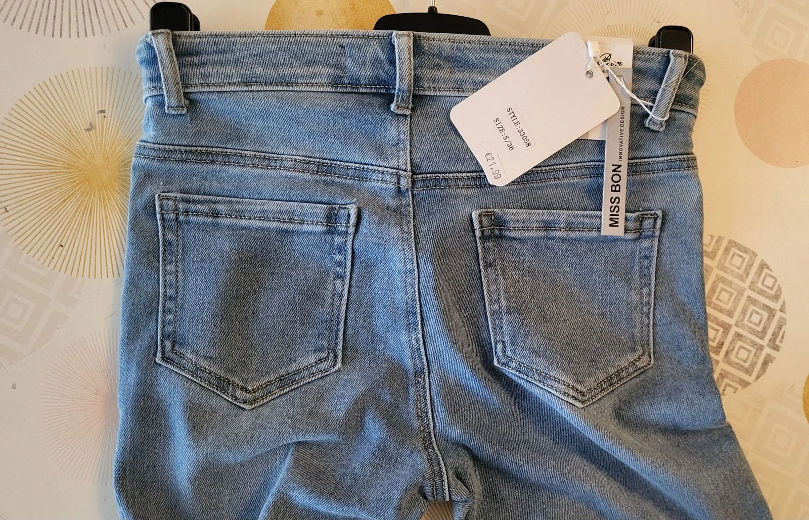 Miss Bon Jean TS/TFr36 - Azul - Corte Slim - Novo com Etiqueta – photo 8